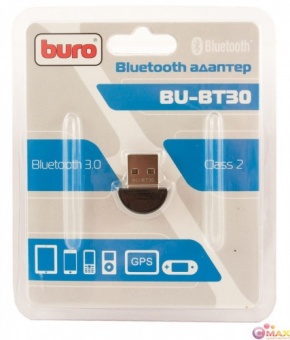 Адаптер USB Buro BU-BT30 Bluetooth 3.0+EDR class 2 10м черный