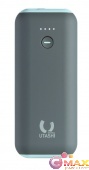 Внешний аккумулятор (Power bank) SmartBuy UTASHI A 5000, 2.1A, MicroUSB, сер/голуб