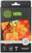 Фотобумага Cactus CS-HGA626050 Professional суперглянцевая 10x15 260 г/м2 50 листов