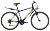 Велосипед CHALLENGER Agent 26" черно-зеленый 20"(H000003682)(скоростей - 18, Тормоза Power VBR-132S V-brake, переключатели - Power RD18-A/DNP, диаметр колес - 26", тип амортизации(вилка) - пружинная стальная, вид велосипеда - хардтейл, материал ра