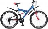 Велосипед STINGER 26" BANZAI 16" синий (26SFV.BANZAI.16BL6, TZ30/TY21/RS35)