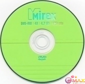 Диск DVD-RW Mirex 4.7 Gb, 4x, Cake Box (10)
