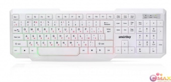Клавиатура проводная с подсветкой Smartbuy ONE 333 USB белая