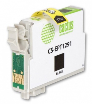 Картридж струйный Cactus CS-EPT1291 черный для Epson Stylus Office B42/BX305/BX305F/BX320/BX525/BX62