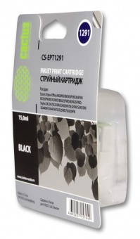 Картридж струйный Cactus CS-EPT1291 черный для Epson Stylus Office B42/BX305/BX305F/BX320/BX525/BX62