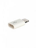 Переходник OXION ADP002 адаптер для iPhone 5/5S/5C, Lightning (M) -Micro-USB (F), белый