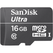 micro SDHC карта памяти SanDisk Ultra 30MB/s с адаптером