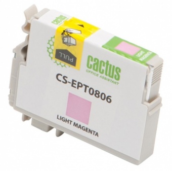 Картридж струйный Cactus CS-EPT0806 светло-пурпурный для Epson Stylus Photo P50/PX650/PX660/PX700/PX