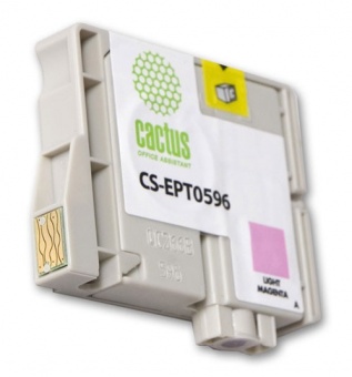 Картридж струйный Cactus CS-EPT0596 светло-пурпурный для Epson Stylus Photo R2400 (14.8мл)