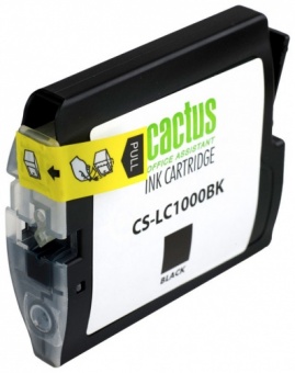 Картридж струйный Cactus CS-LC1000BK черный для Brother DCP 130C/330С/MFC-240C/5460CN (22.6мл)