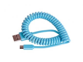 Дата-кабель Smartbuy USB - micro USB, спиральный