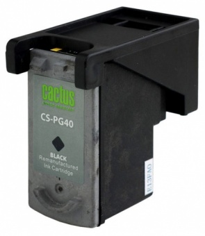 Картридж струйный Cactus CS-PG40 черный для Canon Pixma MP150/MP160/MP170/MP180/MP210/MP220/MP450/MP