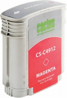Картридж струйный Cactus CS-C4912 №82 пурпурный для HP DJ 500/800C (72мл)