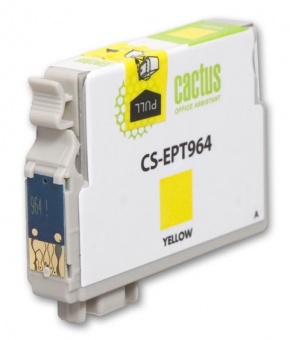 Картридж струйный Cactus CS-EPT964 желтый для Epson Stylus Photo R2880 (13мл)