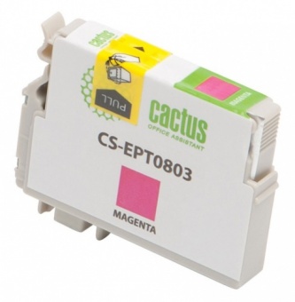 Картридж струйный Cactus CS-EPT0803 пурпурный для Epson Stylus Photo P50/PX650/PX660/PX700/PX700W/PX