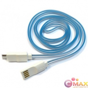 Дата-кабель Smartbuy USB - micro USB, с индикацией заряда
