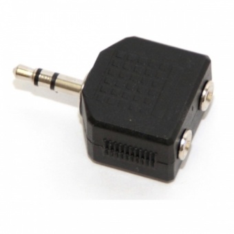 Переходник аудио mini Jack 3.5mm (M) -) 2 х mini Jack 3.5 (F)
