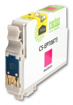 Картридж струйный Cactus CS-EPT0873 пурпурный для Epson Stylus Photo R1900 (13.8мл)