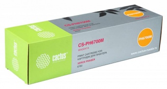 Тонер Картридж Cactus CS-PH6700M 106R01524 пурпурный для Xerox Phaser 6700 (12000стр.)
