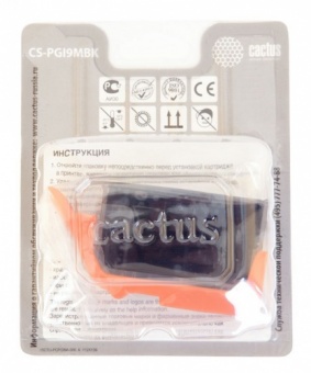 Картридж струйный Cactus CS-PGI9MBK черный матовый для Canon Pixma PRO9000 MarkII/PRO9500/ (13.4мл)