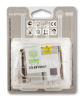 Картридж струйный Cactus CS-EPT0597 серый для Epson Stylus Photo R2400 (14.8мл)
