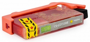 Картридж струйный Cactus CS-CZ112AE №655 желтый для HP DJ IA 3525/5525/4515/4525 (14.6мл)