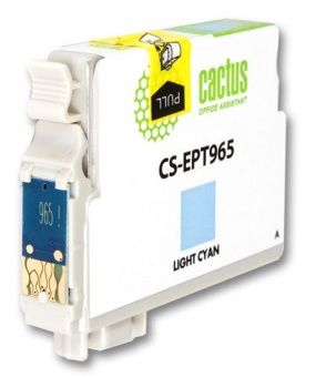 Картридж струйный Cactus CS-EPT965 светло-голубой для Epson Stylus Photo R2880 (13мл)