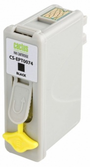 Картридж струйный Cactus CS-EPT0074 черный для Epson Stylus Photo 785/790/870/875/890/895/900/915/12