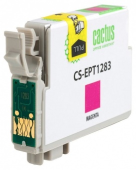 Картридж струйный Cactus CS-EPT1283 пурпурный для Epson Stylus S22/S125/SX420/SX425/Office BX305 (7м