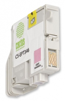 Картридж струйный Cactus CS-EPT346 светло-пурпурный для Epson Stylus Photo 2100 (14.6мл)